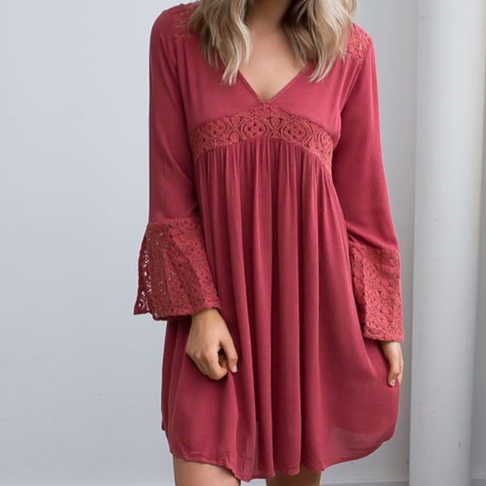 She and sky boho style dress size medium